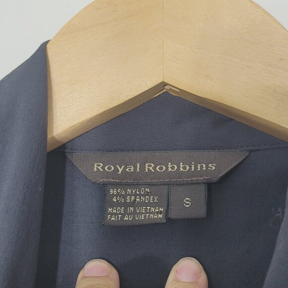 Royal Robbins Men's Black Nylon Blend Pocket Zip Up Casual Collar Jacket Size S - Picture 9 of 12